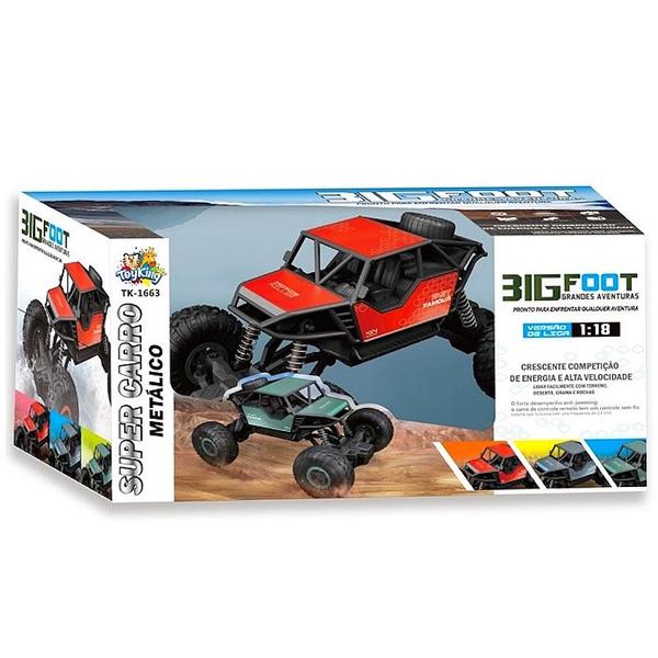 Super Carrinho de Controle Jeep Off Road com Liga de Metal Big