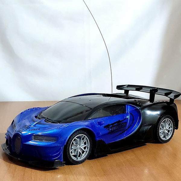 Imagem de Super Carro de Controle Remoto Infantil Bugatti Azul