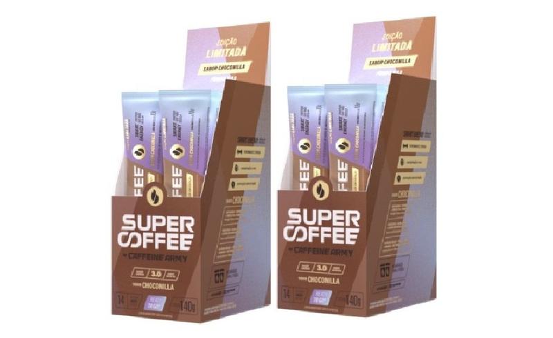 Imagem de Super Coffee 3.0 To Go 28 sachês (14+14) Choconilla