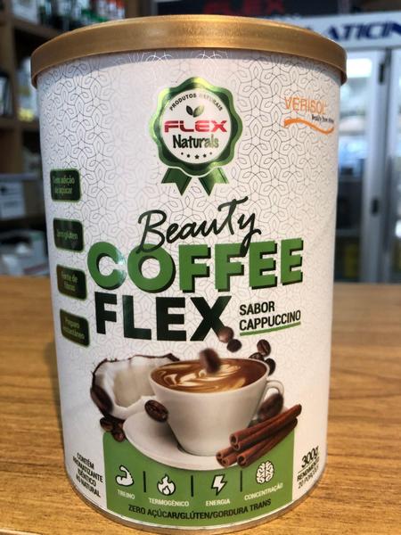 Imagem de super Coffee flex Beauty cappuccino 300gr colageno verisol - Flex Naturals