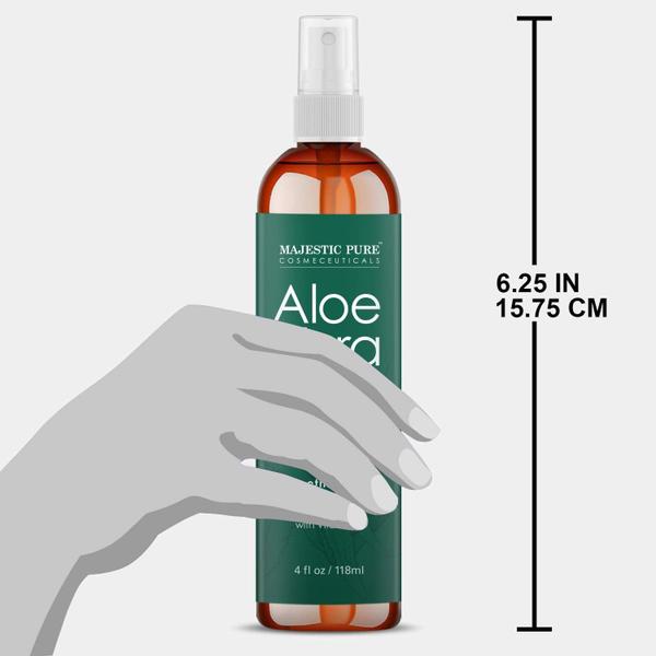 Imagem de Super Combinação de gel e névoa de Aloe Vera MAJESTIC PURE 480 ml