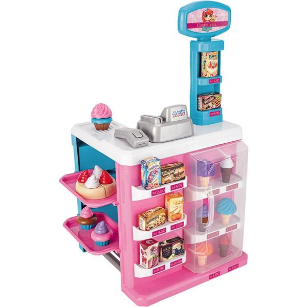 Super Confeitaria Mercadinho Infantil Com Carrinho - Magic Toys Imagem de Super Confeitaria Mercadinho Infantil Com Carrinho - Magic Toys