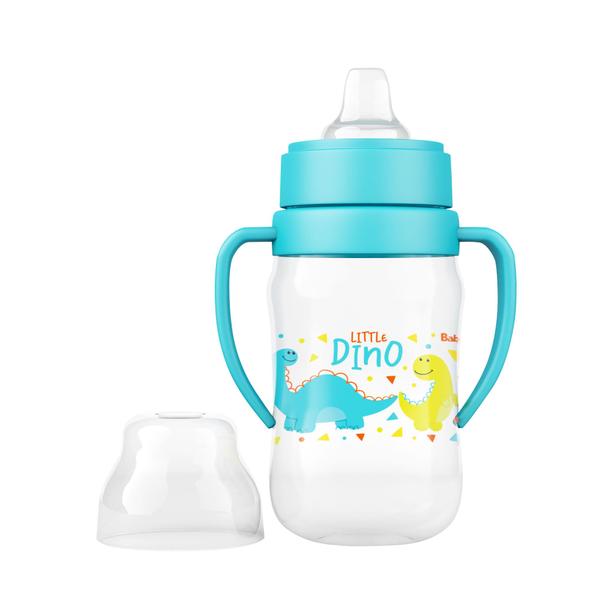 Imagem de Super Copo Treinamento 400ml C/ Alça e Bico Flexível Little Dino BabyGo