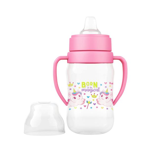 Imagem de Super Copo Treinamento 400ml C/ Alça e Bico Flexível Little Unicorn BabyGo