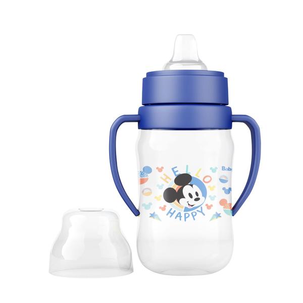 Super Copo Treinamento 400ml C/ Alça e Bico Flexível Mickey Disney BabyGo Imagem de Super Copo Treinamento 400ml C/ Alça e Bico Flexível Mickey Disney BabyGo