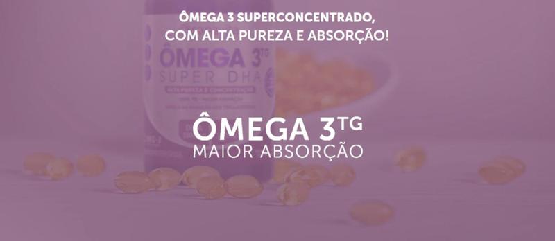 Imagem de Super DHA Omega 3 TG (Selo MEG-3) DHA 1.500 mg + EPA 300 mg Odorless com 90 cápsula -Sanavita-Kit com 02 unidades