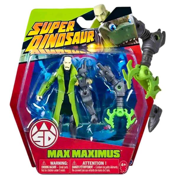 Imagem de Super Dino Boneco Articulado Max Maximus + Acessório - Multikids BR1152