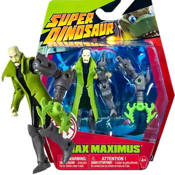 Imagem de Super Dino Boneco Articulado Max Maximus + Acessório - Multikids BR1152