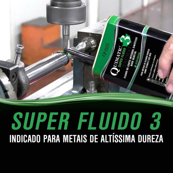 Super Fluido para Corte de Metais de Elevada Dureza Quimatic 3 500ml - AH1 - TAPMATIC Imagem de Super Fluido para Corte de Metais de Elevada Dureza Quimatic 3 500ml - AH1 - TAPMATIC