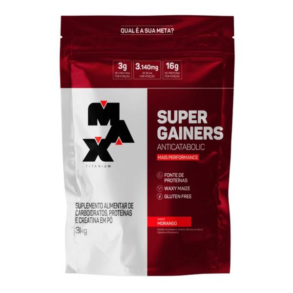 Imagem de Super Gainers 3kg Max Titanium Sabor 