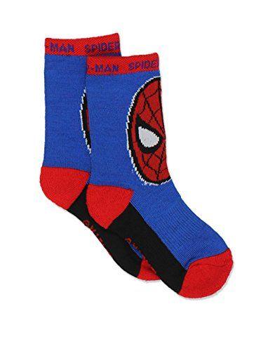 Imagem de Super Hero Adventures Spider-Man Boys Toddler 6 pack Crew Socks (4T-5T, Spider-Man Multi)