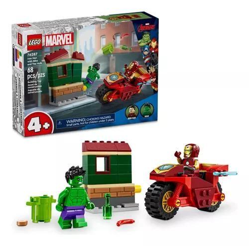 Super Heroes Homem De Ferro Com Moto E O Hulk 4 - Lego 76287 Imagem de Super Heroes Homem De Ferro Com Moto E O Hulk 4 - Lego 76287