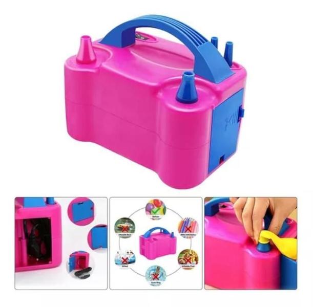Super Inflador Balao Hiperfesta 220V 2 Bicos Enche Em 2 Seg - Sweet Home Imagem de Super Inflador Balao Hiperfesta 220V 2 Bicos Enche Em 2 Seg