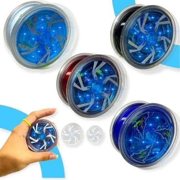 Super Ioiô Com Luz De Led Colorida Rolamento Profissional - kbum Imagem de Super Ioiô Com Luz De Led Colorida Rolamento Profissional - kbum