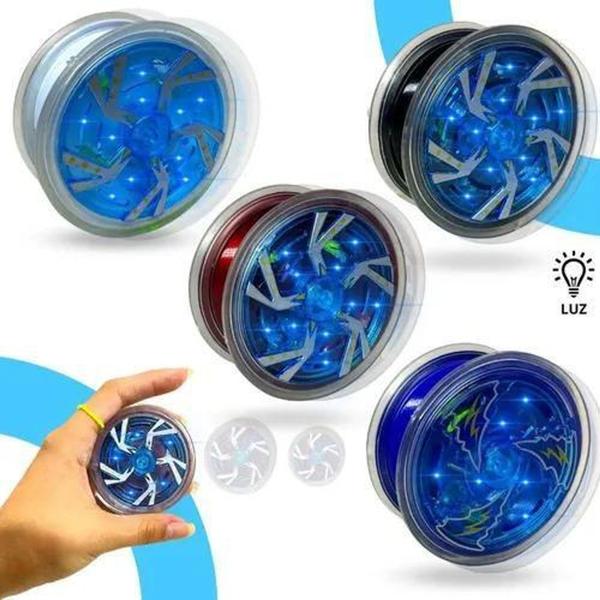Super Ioiô Com Luz De Led Colorida Rolamento Profissional - kbum Imagem de Super Ioiô Com Luz De Led Colorida Rolamento Profissional - kbum