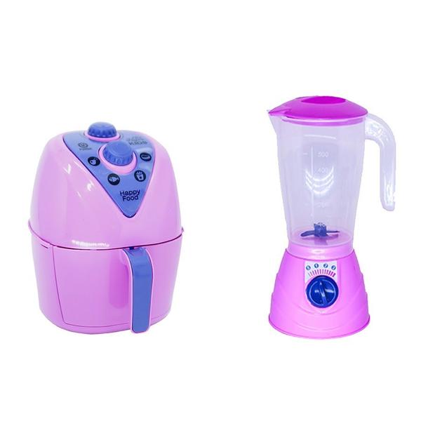 Imagem de Super Kit Cozinha Infantil Eletro Legumes Café Frutas 67pç