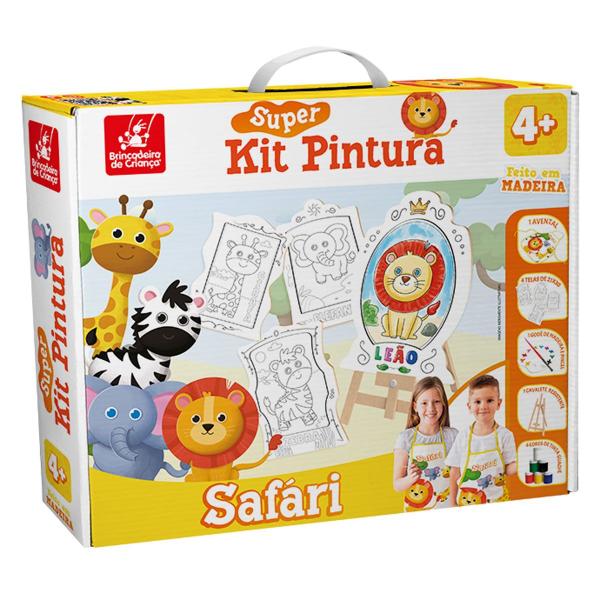 Imagem de Super kit de pintura safari - brincadeira de criança - 2587