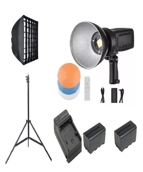 Imagem de Super KIT Iluminador Luz Contínua Led 200w  softbox bat trip