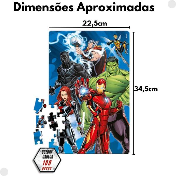 Imagem de Super Kit Os Vingadores 3 Em 1 03214 - Toyster Brinquedos