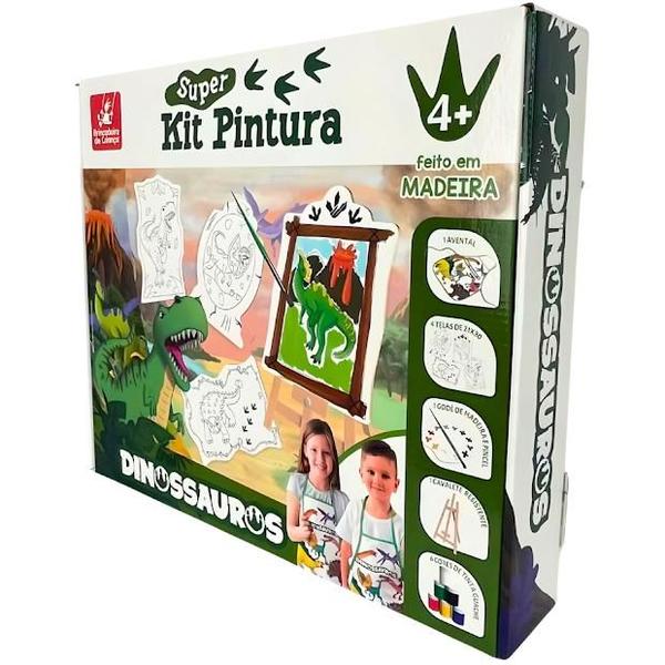 Imagem de Super Kit Pintura Infantil Dinossauro Brincadeira De Criança