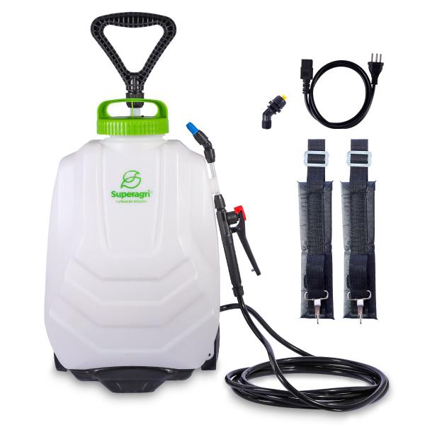 Imagem de Super Lavadora Elétrica Carrinho Bivolt SuperAgri 16 Litros 120 PSI SLCR16L120P