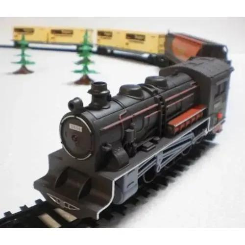 Super Locomotiva Luz Com Som 40 Pçs Trenzinho Braskit Imagem de Super Locomotiva Luz Com Som 40 Pçs Trenzinho Braskit