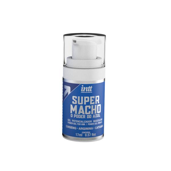 Imagem de Super Macho O Poder do Azul Gel Potencializador Masculino - 17 ML - INTT