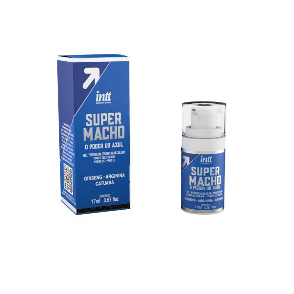 Imagem de Super Macho O Poder do Azul Gel Potencializador Masculino - 17 ML - INTT