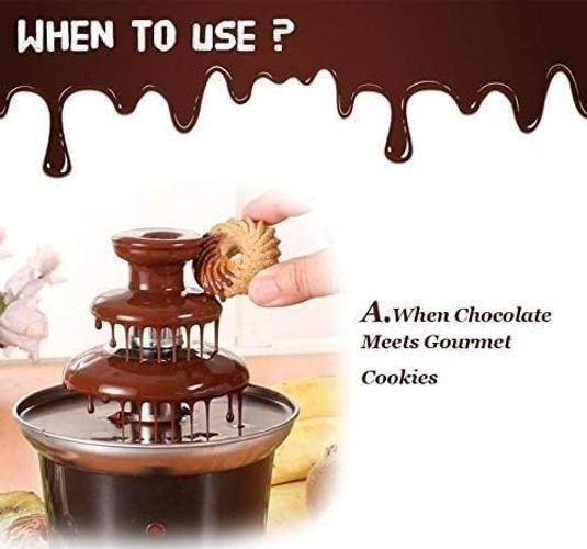 Super Máquina Fondue Chocolate Cascata 220V Profissional - Sweet Home Imagem de Super Máquina Fondue Chocolate Cascata 220V Profissional