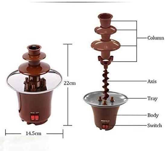 Super Máquina Fondue Chocolate Cascata 220V Profissional - Sweet Home Imagem de Super Máquina Fondue Chocolate Cascata 220V Profissional