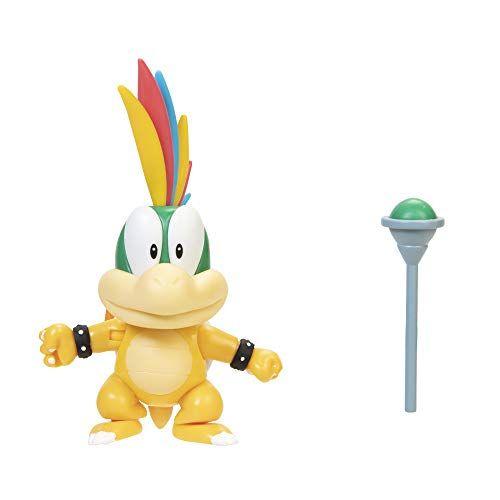 Imagem de Super MARIO Action Figure 4 Inch Lemmy Koopa Collectible Toy com acessório de bola