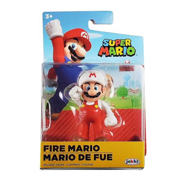 Imagem de Super Mario - Boneco 2.5 polegadas Colecionável - Mario de Fogo