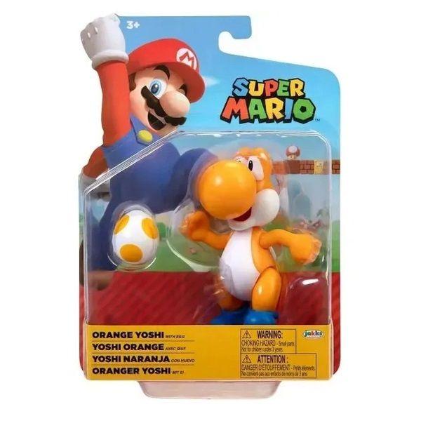 Imagem de Super Mario Boneco Yoshi Laranja Colecionável 3007