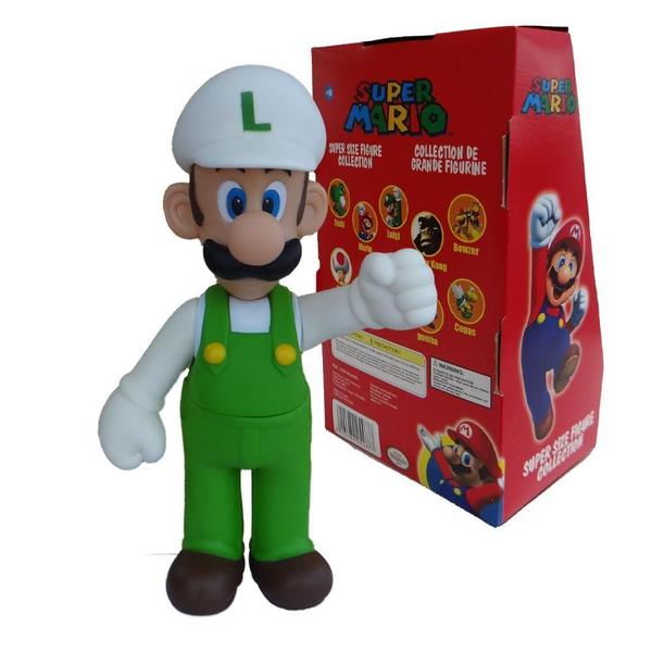 Imagem de Super Mario Fire E Luigi Fire - Kit 2 Bonecos Grandes