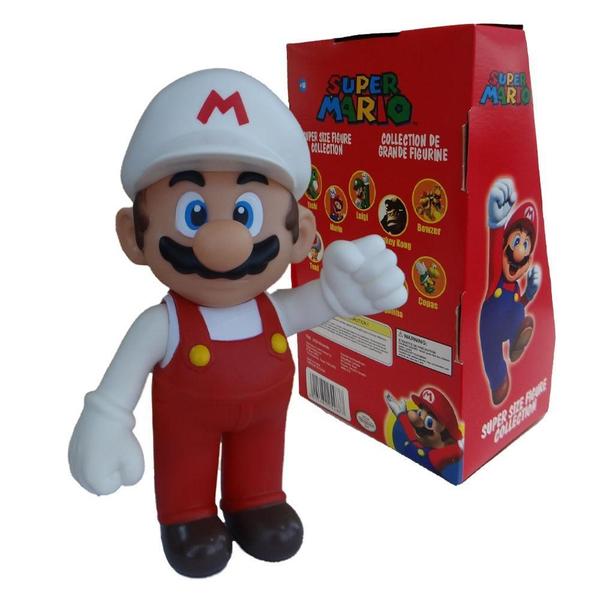 Imagem de Super Mario Fire E Luigi Fire - Kit 2 Bonecos Grandes