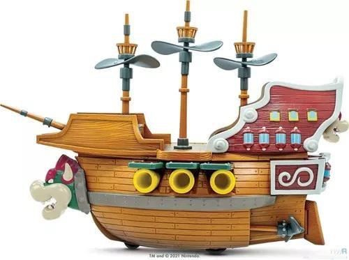 Imagem de Super Mario Playset Navio Deluxe Bowser Airship C/ Boneco Mario - Candide