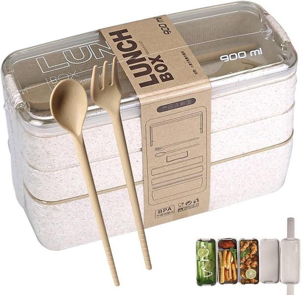 Imagem de Super Marmita 900Ml Fitness Lunch Box Quente/Frio Divisórias