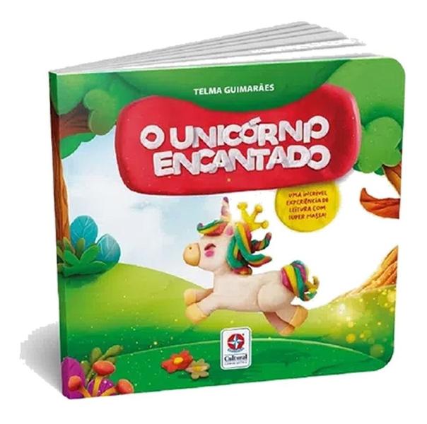 Imagem de Super Massa De Modelar Unicórnio Encantado Com Livro Estrela