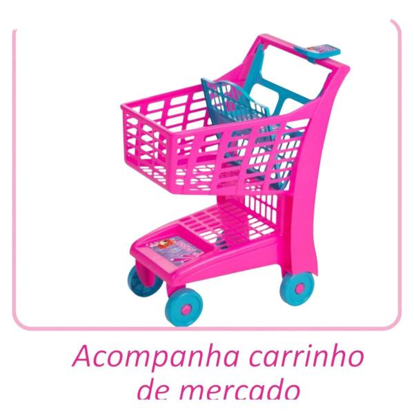 Imagem de Super Mercadinho Com Carrinho E Acessórios Divertidos