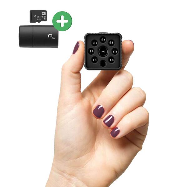 Imagem de Super Mini Câmera Espiã com Sensor de Presença e cartão de 4GB