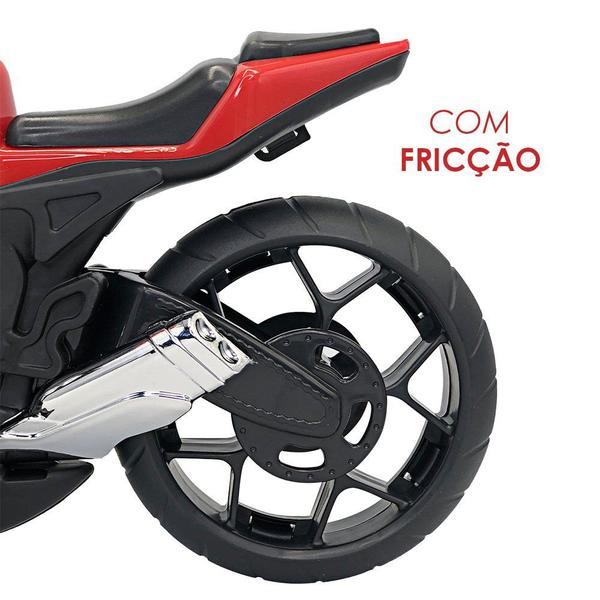 Imagem de Super Moto 1600 Esportiva com Rodas com Fricção - Vermelho