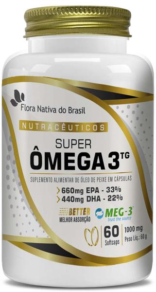 Imagem de Super Ômega 3 (33 EPA/22 DHA) 1000MG 60Caps - Flora Nativa