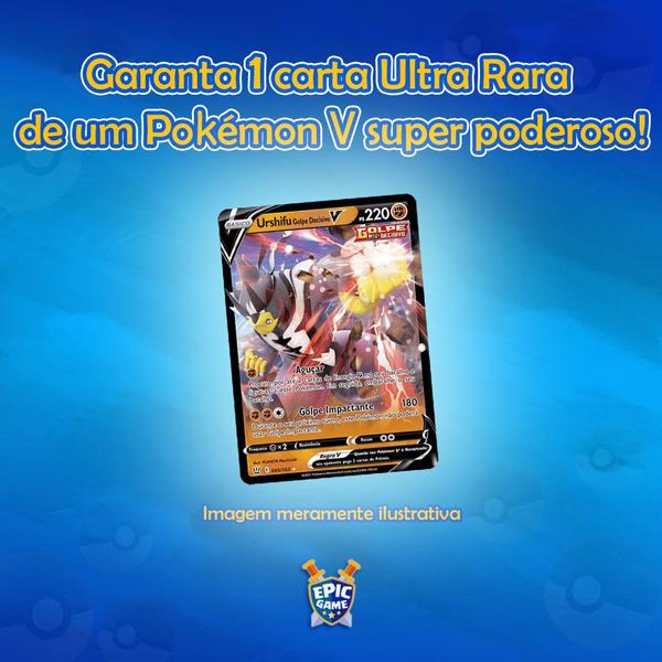 Imagem de Super Pack 200 Cartas Pokémon Sortidas e 1 Carta V Brilhante