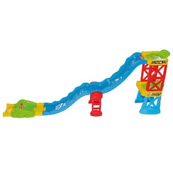 Imagem de Super Pista Com 2 Carrinhos Ramp Racer 28 Peças Brinquedo c/ 3 formas