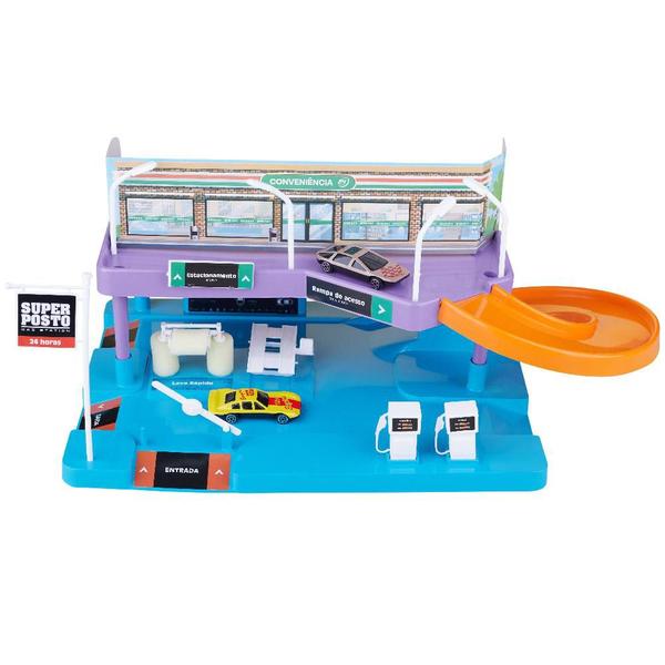 Imagem de Super Posto de Gasolina Car Machine Nig Brinquedos