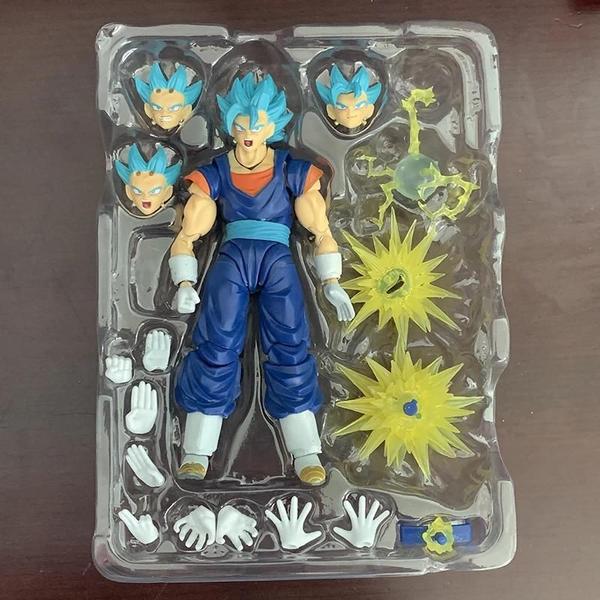 Imagem de Super Saiyan Vegito Action Figure Dragon Ball Anime Gokou Brinquedo Presente De Natal