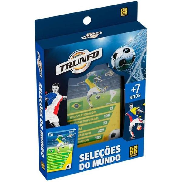 Super Trunfo Seleções do Mundo - GROW JOGOS Imagem de Super Trunfo Seleções do Mundo