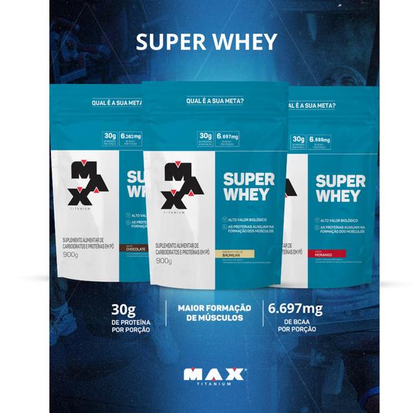 Imagem de Super Whey Refil (900g) - Max Titanium