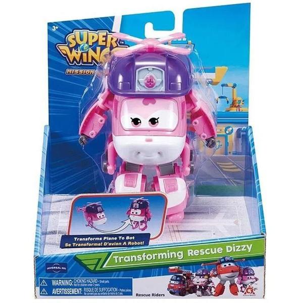 Super Wings Change Up Transforming - Dizzy Rescue Riders 13 cm - Fun Divirta-se Imagem de Super Wings Change Up Transforming - Dizzy Rescue Riders 13 cm - Fun Divirta-se