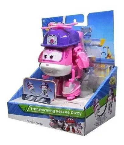 Super Wings Change Up Transforming - Dizzy Rescue Riders 13 cm - Fun Divirta-se Imagem de Super Wings Change Up Transforming - Dizzy Rescue Riders 13 cm - Fun Divirta-se